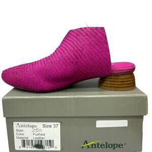 Antelope Style 250  Radlee Sandal Womens EU 37 US 6 Fuchsia Statement Mule NWB